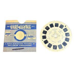 Vintage View-Master Reel 318 Banff Natl Park Alberta Canada Full-Color Kodachrom